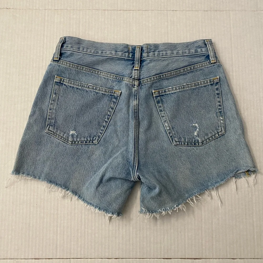 COPY - AGOLDE Parker Long Denim Shorts Size 28 - Picture 2 of 16